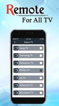 Remote Control for All TV : TV Remote App screenshot 5