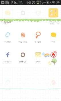 Mini-Me sticky go launcher स्क्रीनशॉट 3