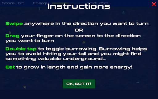 Wormie worm game screenshot 13