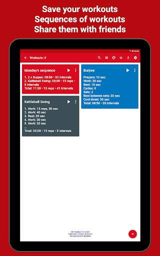 Tabata Timer: Interval Timer Workout Timer HIIT screenshot 20