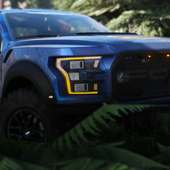 Raptor Driving Ford 3D logo