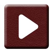Poweramp Skin Red Dark Leather 1.1