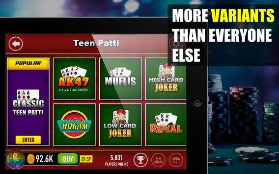 Teen Patti - Best Indian Poker screenshot 12