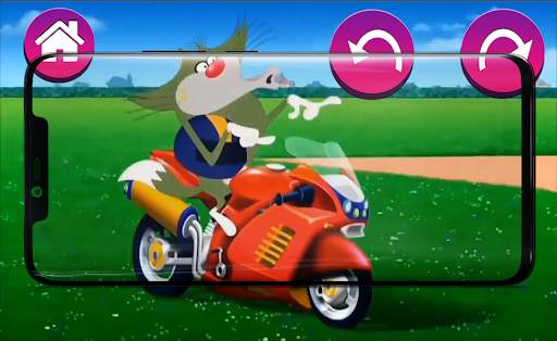 Oggy Bike Race Game screenshot 1