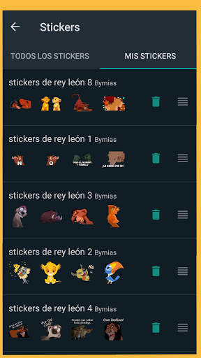 Lion King Stickers for WhatsApp - WAStickerApps screenshot 5
