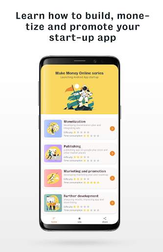 Make Money FREE guide - how to launch android app स्क्रीनशॉट 5