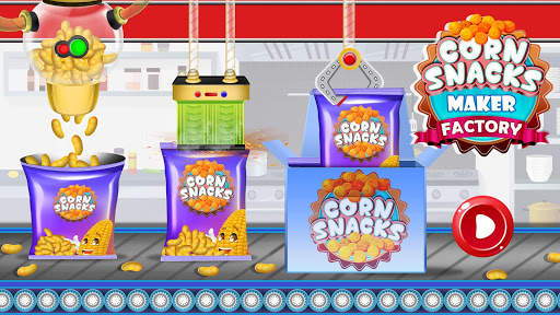 Corn Snacks Maker Factory: Food Cooking Game screenshot 1