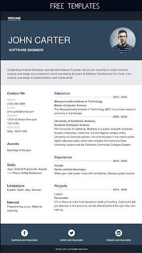 Resumaker - Resume builder app free CV maker jobs screenshot 6