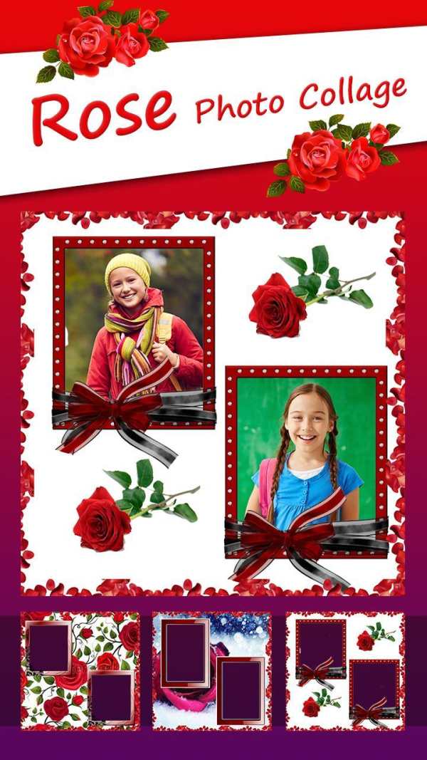 Red Rose Photo Collage Frames screenshot 6
