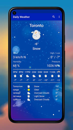 Daily Weather Forecast screenshot 1