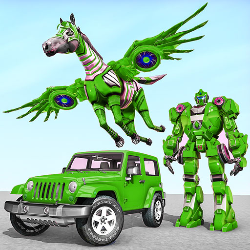 Jogos de robô de cavalo - jogo de carro robô icon
