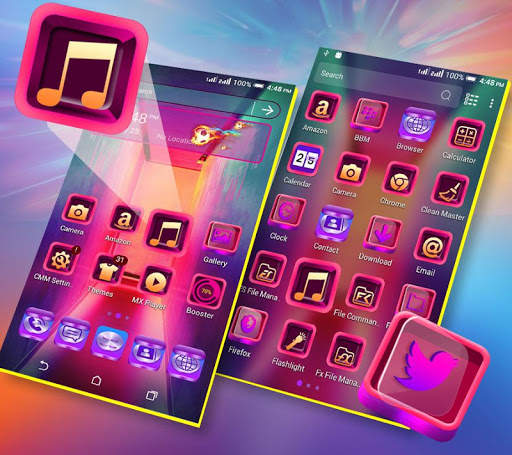 Colorful Launcher Theme screenshot 3