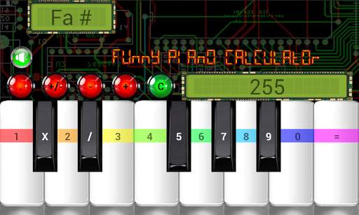 Funny Piano Calculator screenshot 8