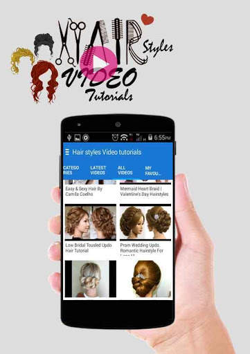 Hairstyles video tutorials screenshot 3