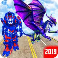 Grand US Dragon Robot Battle 3D logo