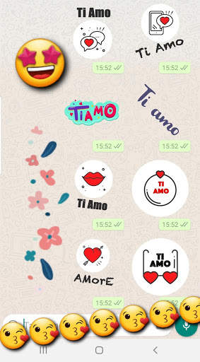 Amore Stickers per WhatsApp - WAStickerApps screenshot 1
