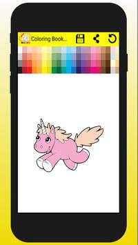 Coloring Book - Unicorn Drawing Game screenshot 2