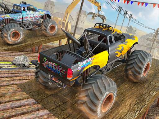 Monster Truck Racing Stunts Game - Offroad Legends screenshot 8