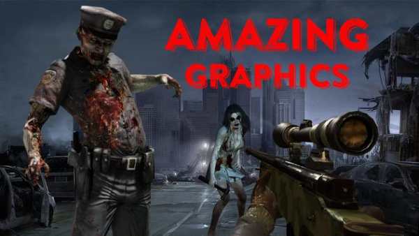 Zombie Shooting Sniper 3D screenshot 2