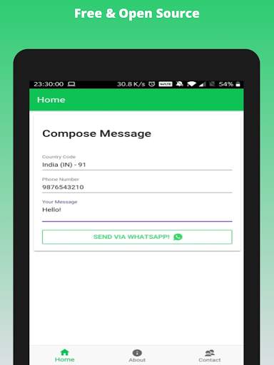 WhatsIs -  Send WhatsApp Message without Contact screenshot 10
