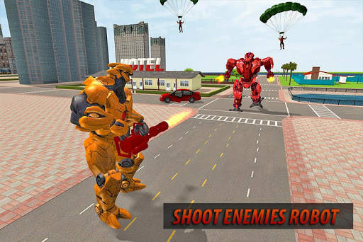Robot Whale Attack: Shark Transform Games screenshot 7
