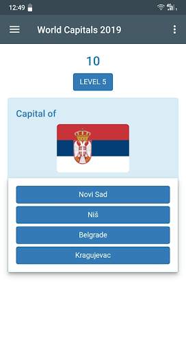 Trivia - World Capitals screenshot 2