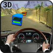 Süper City Bus Karayolu 3D Off icon