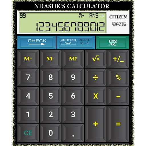 Citizen Calculator Future 2019 6.0
