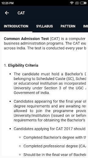 CAT Exam 2020 screenshot 3
