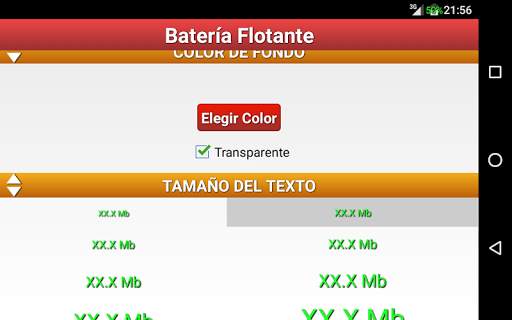 Batería Flotante Porcentaje % screenshot 6