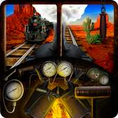 Train & Railroad. Game logo