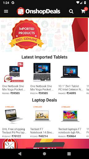 OnshopDeals - The online Shopping App screenshot 1
