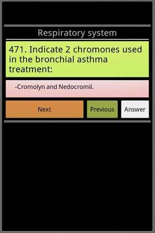 Pharmacology exam questions screenshot 2