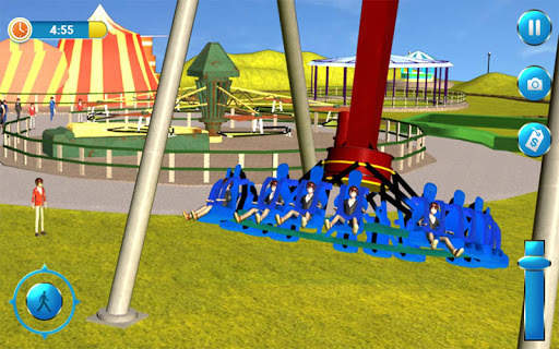 Theme Park Fun Swings Ride скриншот 14