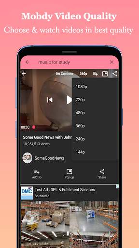 Mobidy Music - Floating Video - StreamNow screenshot 3
