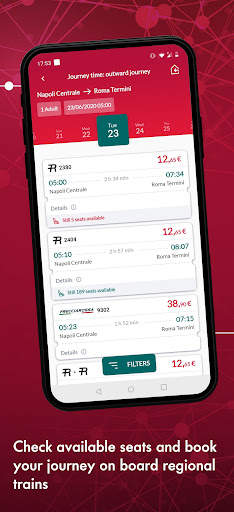 Trenitalia screenshot 3