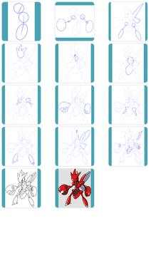 How to Draw All Pokemon Evolution screenshot 6