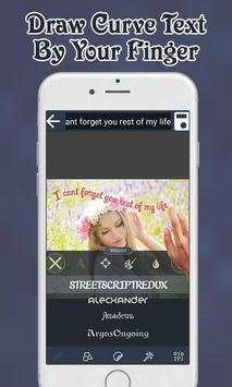 Curve Text on Photos : Circular Text on Photos screenshot 2