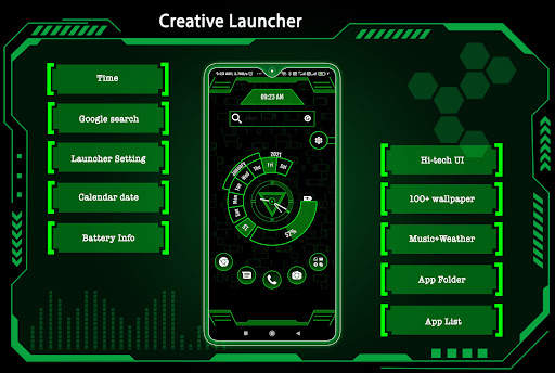 Creative Launcher - App lock, Hide App screenshot 2