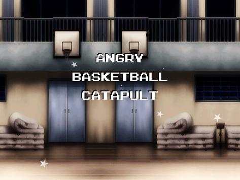Angry Basketball Catapult स्क्रीनशॉट 1