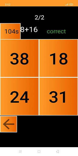 Maths game скриншот 2
