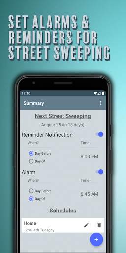 Street Sweeping Reminder скриншот 1