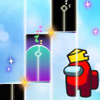 Imposter AmongUs Piano Tiles logo