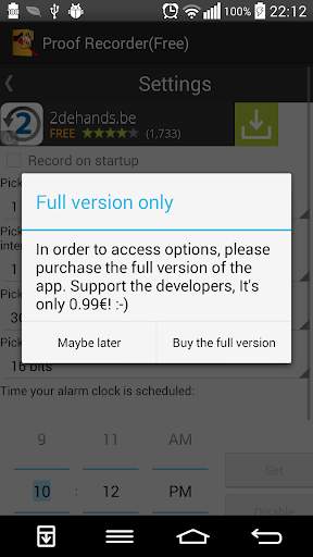 Proof Recorder (free) screenshot 2