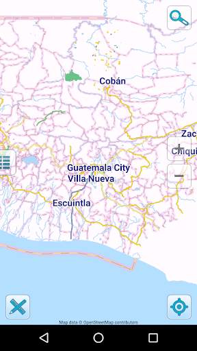Map of Guatemala offline screenshot 2