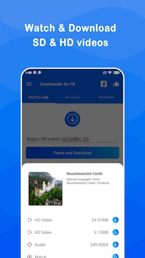 Video Downloader for Facebook screenshot 3