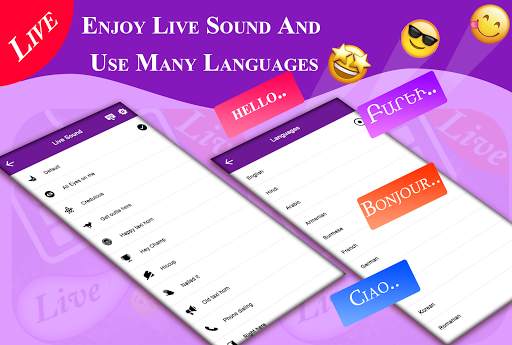 Live Keyboard Background - Animations, Emojis, GIF screenshot 2