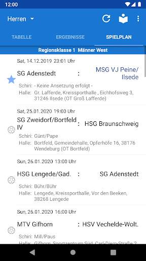 MTV Vater Jahn Peine Handball screenshot 2