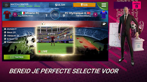 Pro 11 - Football Manager Game screenshot 1