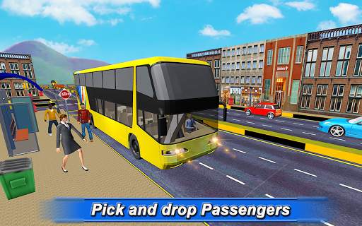 City Coach Bus Driving Simulator 2018 screenshot 1